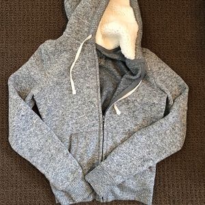 fuzzy hoodie